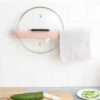 Wall Mounted Self-Adhesive Towel Holder Rack Towel Hanger – Bathroom Towel Bar Shelf Roll Holder - Image 3
