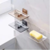 Wall Mounted Soap Drain Dishes Tray Bathroom Organizer Storage - Image 5