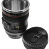 Camera Lens Shaped Mug Coffee Mug With Lid, 350ml - Image 2