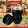 Camera Lens Shaped Mug Coffee Mug With Lid, 350ml - Image 3