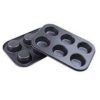 Non Stick 6 Cups Muffin Pan & Backing Cup Cake Tray - Image 3