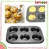 Non Stick 6 Cups Muffin Pan & Backing Cup Cake Tray - Image 2