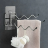 Wall-Mounted Towel Rack Holder Swing Arms Swivel Towel Bar 3-Arm Bathroom Kitchen Towel Rack