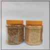Pack of 2 - Storage Jars 500 ML - Leaf Design Plastic Jars - Image 3