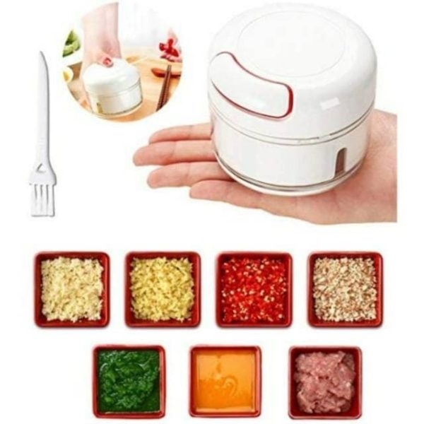 Manual Mini Food Chopper Vegetable Garlic Chopper Shredder Food Processor Crusher Tool - Image 3