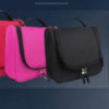 Travel Toiletry Kit Bag Portable Folding Cosmetic Bag Travel Makeup Shower Bag Organizer