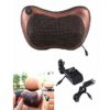Home & Car Neck Massage Pillow - Brown - Image 5