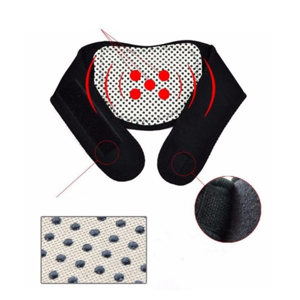 Tourmaline Magnetic Therapy Neck Massager Cervical Vertebra Protection Spontaneous Heating Belt Body - Image 2