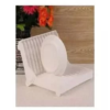 Foldable Mini Dish Drip Rack Drainer – White