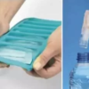 Pack of 2 Easy Push Pop out Cylinder Silicon Ice Cubes Tray 10 Cubes - Image 5