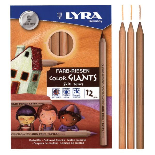 Lyra Color Giant Skin Tones 12 Pcs Set