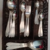 Kitchen 4 Section/Compartment Small Utensil, Flatware Drawer Organizer Tray, Protects Cutlery