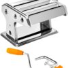 Pasta Maker, Roller Pasta Machine Stainless Steel Noodle Machine – 6 Adjustable Thickness Settings - Image 4