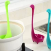 Plastic Colander Strainer Pasta Tool Plastic Straining Spoon with Filter Strainer - Image 2