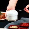 Manual Mini Food Chopper Vegetable Garlic Chopper Shredder Food Processor Crusher Tool - Image 2