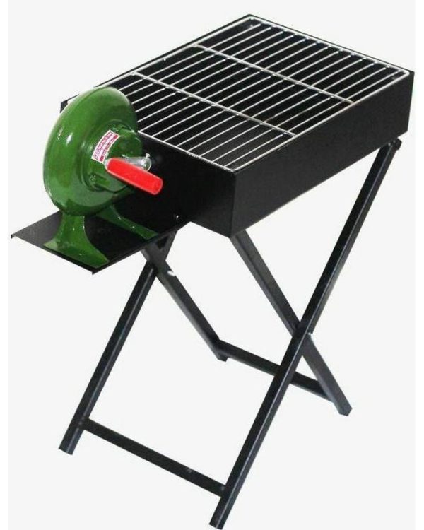 Manual Blower BBQ Grill Barbeque with Stand and Blower