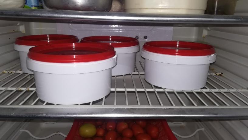 REFRIGERATOR / Kitchen Storage CONTAINER / SPACE SAVER STACK-ABLE Plastic Containers For Pantries, Cabinets AND FRIDGE - 1KG