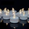 Pack of 6 Flickering LED Battery Operated Tea Light