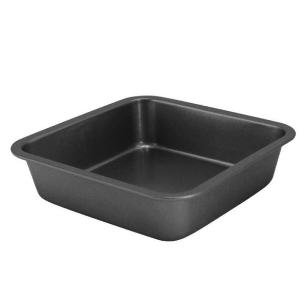 One piece pizza tray, bread cake tray Baking Tray Lace Baking Bottom Mold Household Oven Making Pizza Cake Bread Tray Black - Image 2