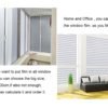 Flower Design Electrostatic Privacy Glass/Window Film, 1 x 3 feet price wall or cabinet paper - Image 4