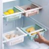 Adjustable Fridge Storage Basket Expandable Fridge Storage Rack Plastic Fridge Space Saver Food Organizer Tray - Image 2