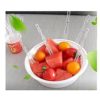 Pack of 24 - Plastic Fruit Forks, Forks Bistro Cocktail Forks Tasting Appetizer Forks Set Mini Cake Forks Fruit-Fork - Image 3