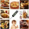 Meat Food Candy Digital Temperature Thermometer With Long Probe Cooking Kitchen BBQ Grill Liquids Milk Yogurt Deep Fry Roast Baking