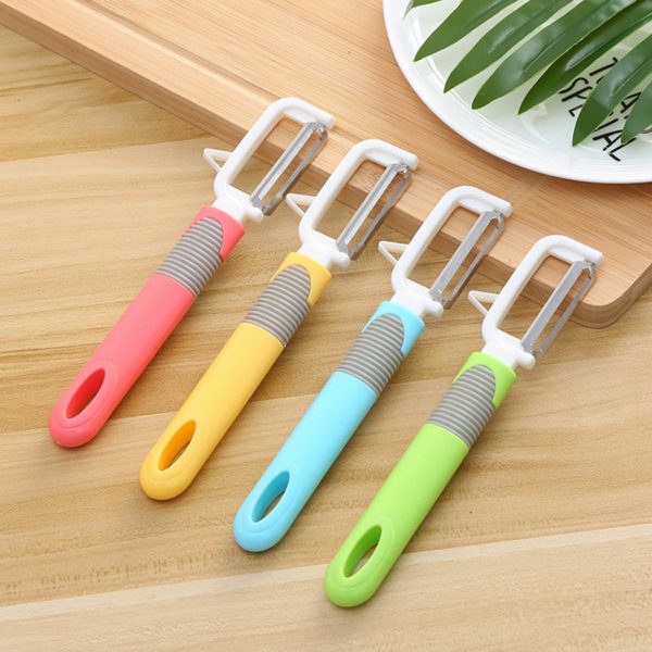 Kitchen Plastic Handle Fruit Vegetable Peeler Peeling Tool Cutter - Image 3