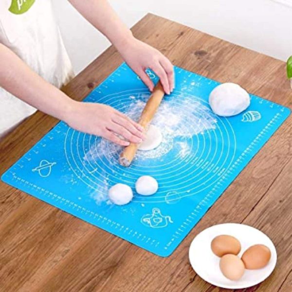 Silicone Baking Mat Thickening Flour Rolling Scale Mat Kneading Dough Pad Baking Pastry Rolling Mat Bakeware Liners