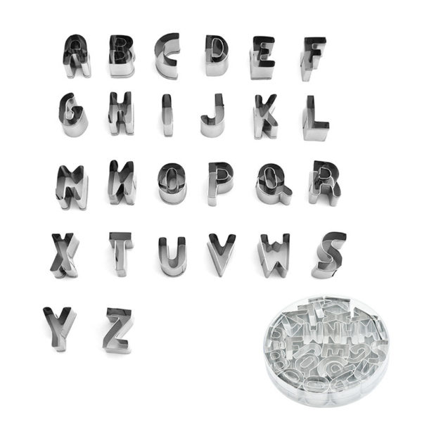 Metal Cookie Cutter Set-ABC