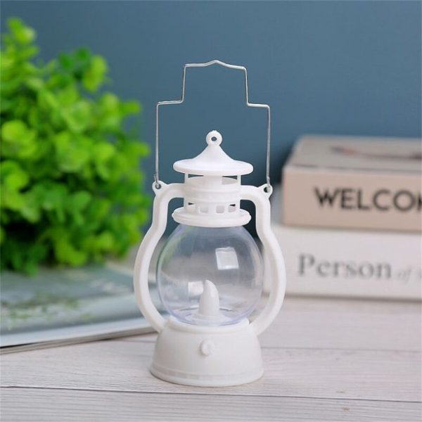 Candle Holder Wood Metal and Glass with LED Candle Included - Image 3