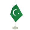 Pakistan Table Flag with Metal Hanger & Metal Base - Image 3