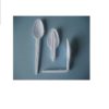 Pack Of 50 Disposable Foldable Spoon & Forks - Image 2