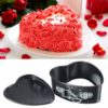 One piece pizza tray, bread cake tray Baking Tray Lace Baking Bottom Mold Household Oven Making Pizza Cake Bread Tray Black - Image 3