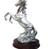 Running Horse Statue Silver
