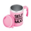 Self Stirring Mug - Pink