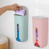 Home Shopping Bag Holders Plastic Kitchen Organizer Garbage Bag Storage Box Wall Mount Storage Dispenser - Image 4