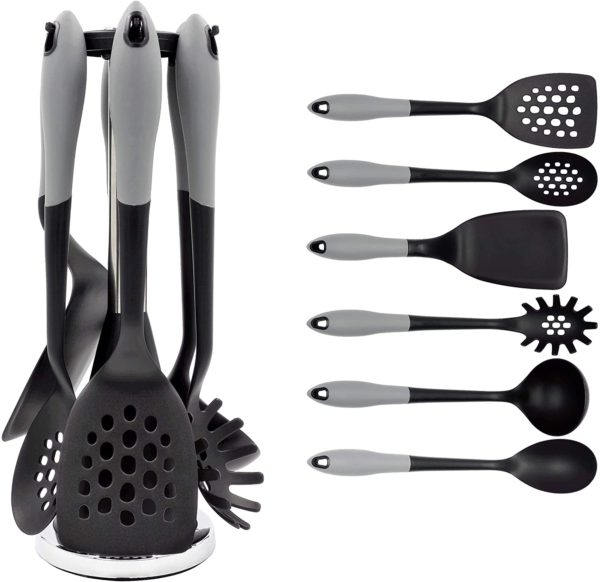 6 Pieces Cooking Spoon Set With Stand - Image 3