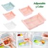 Adjustable Fridge Storage Basket Expandable Fridge Storage Rack Plastic Fridge Space Saver Food Organizer Tray - Image 5