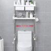 Over The Toilet Rack Cabinet Shelves for Shampoo Holder Shower Bathroom Kitchen Space Saver Shelf Organizer Holder - Image 5