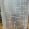 Flower Design Electrostatic Privacy Glass/Window Film, 1 x 3 feet price wall or cabinet paper - Image 2