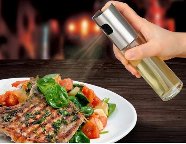 Stainless Steel Olive Oil Vinegar Sprayer Oil Spray Bottle Dispenser for Kitchen 100 ML - Image 5