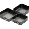 Three piece pizza tray, bread cake tray Baking Tray Lace Baking Bottom Mold Household Oven Making Pizza Cake Bread Tray Black - Image 5
