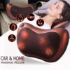 Home & Car Neck Massage Pillow - Brown