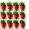 Pack of 12 Plastic wall hanging Pot 7.5 inch size for gardening and decoration Lajawab Brand - Image 2