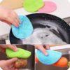 Silicone Wash Tools Dish Brush Towel Scrubber Dishwasher Fruits Vegetable Cleaning Washer Clean Microwave Cleaner Kitchen Gadget Multifunction Silicone Dish Cleaning Sponge - Multifunction Scrubber - Image 2