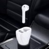 2 IN 1 Vehicle Bluetooth Headset Mini Wireless 5.0 Sport Hands Free Earphone USB+Car Charger Headphone - Image 2
