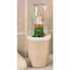 Transparent Cover Toothbrush & Toothpaste Holder Organizer - Image 3