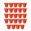 Pack of 24 Small Plastic Flower Pots - 3.2D x 3.5H - Image 2