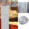 Lajawab Tassel Beads Sparkle String Net 2 Color Curtain Door Fly Screen Windows Door Divider Hot Sale Door Window Screens Home Textile - Image 3